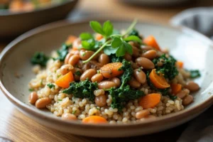 One-Pot Beans, Greens and Grains Recipe: Quick, Budget-Friendly Plant-Based Meal