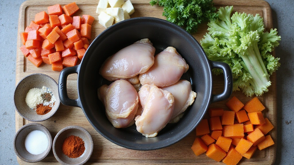 One-Pot Roman Chicken Cacciatore with Potatoes Recipe: Bold Italian Flavors in One Pot - Step 1: Prepare Ingredients
