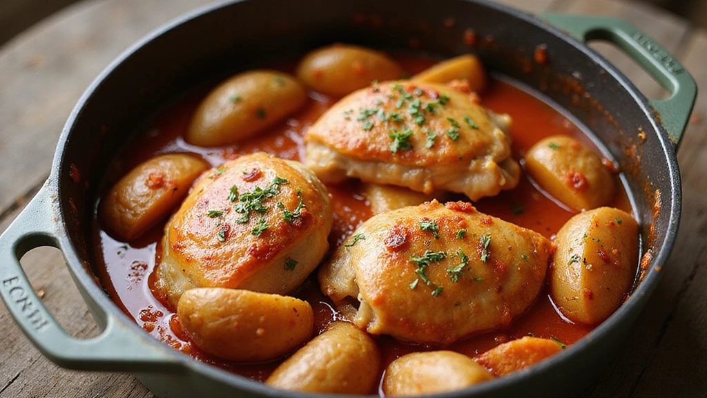 One-Pot Roman Chicken Cacciatore with Potatoes Recipe: Bold Italian Flavors in One Pot - Step 6: Return Chicken to the Pot