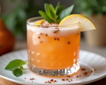 Pear and Rose Punch Mocktail Recipe: Fresh, Fragrant, Non-Alcoholic
