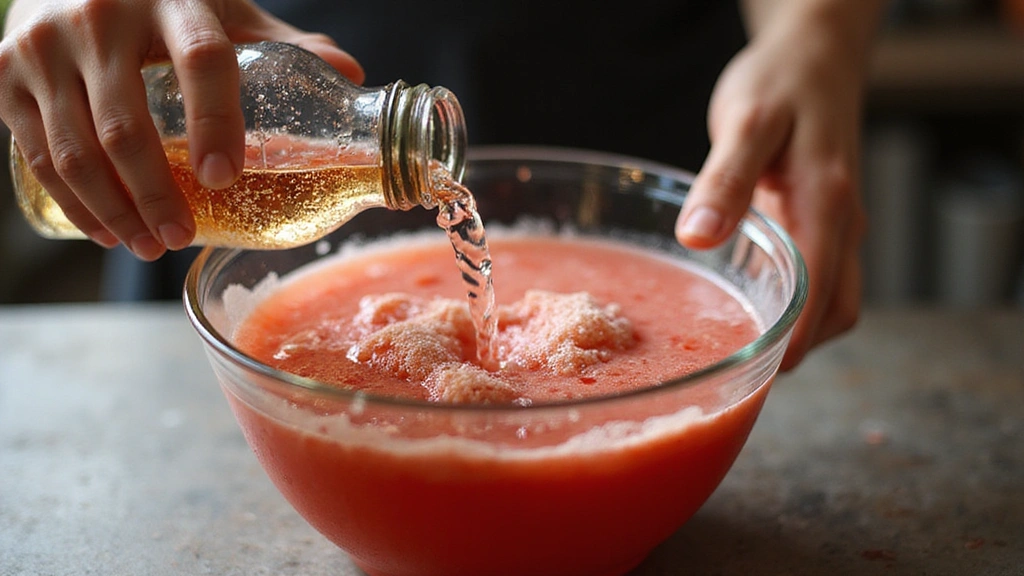 Pineapple Punch with Ginger: Fresh, Zesty & Fizzy - Step 6: Add Sparkling Water
