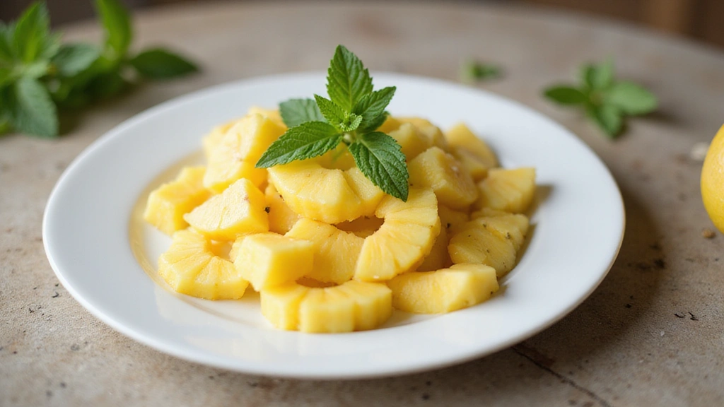 Pineapple Punch with Ginger: Fresh, Zesty & Fizzy - Step 7: Prepare Garnishes