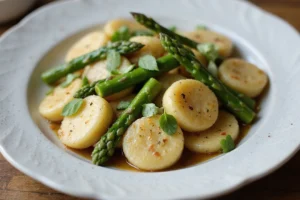Quick Skillet Gnocchi With Miso Butter and Asparagus (15-Minute Recipe)