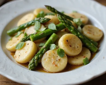 Quick Skillet Gnocchi With Miso Butter and Asparagus (15-Minute Recipe)