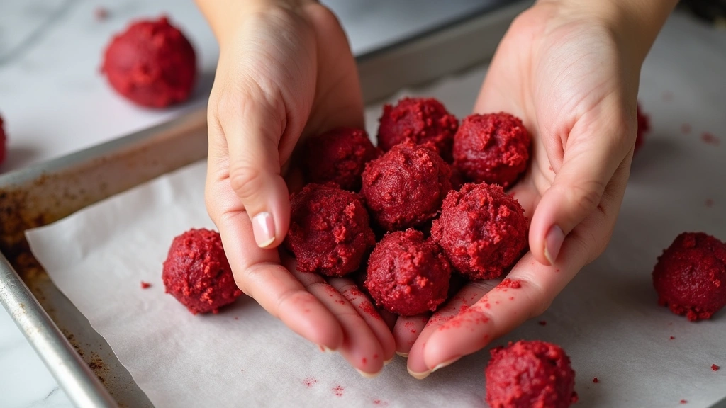 Red Velvet Cake Balls: A Fun Twist on a Classic Dessert - Step 8: Form Cake Balls