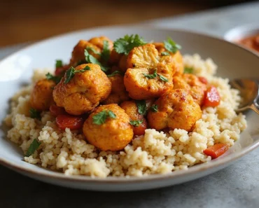 Roasted Cauliflower and Red Curry Rice: A Wholesome Vegetarian Delight