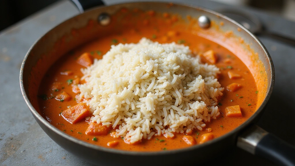 Roasted Cauliflower and Red Curry Rice: A Wholesome Vegetarian Delight - Step 5: Combine Rice and Curry