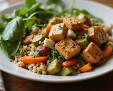 The Best Roasted Veggie & Tofu Brown Rice Bowl: Protein-Packed & Flavorful