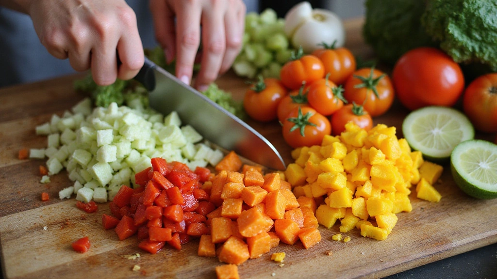 The Best Roasted Veggie & Tofu Brown Rice Bowl: Protein-Packed & Flavorful - Step 4: Prepare Vegetables