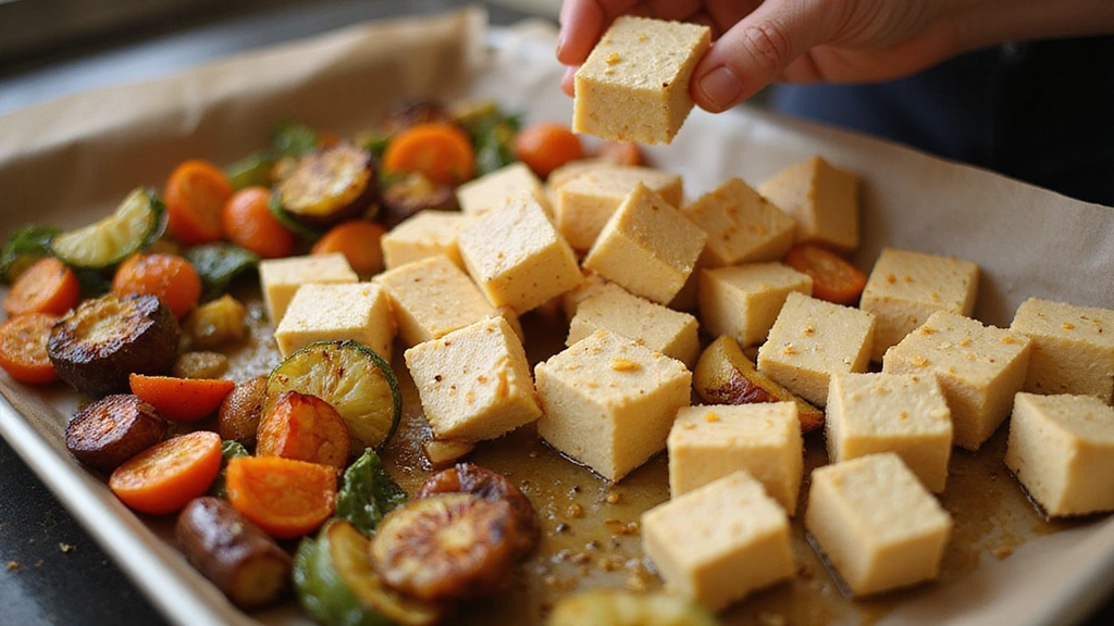 The Best Roasted Veggie & Tofu Brown Rice Bowl: Protein-Packed & Flavorful - Step 7: Roast the Tofu