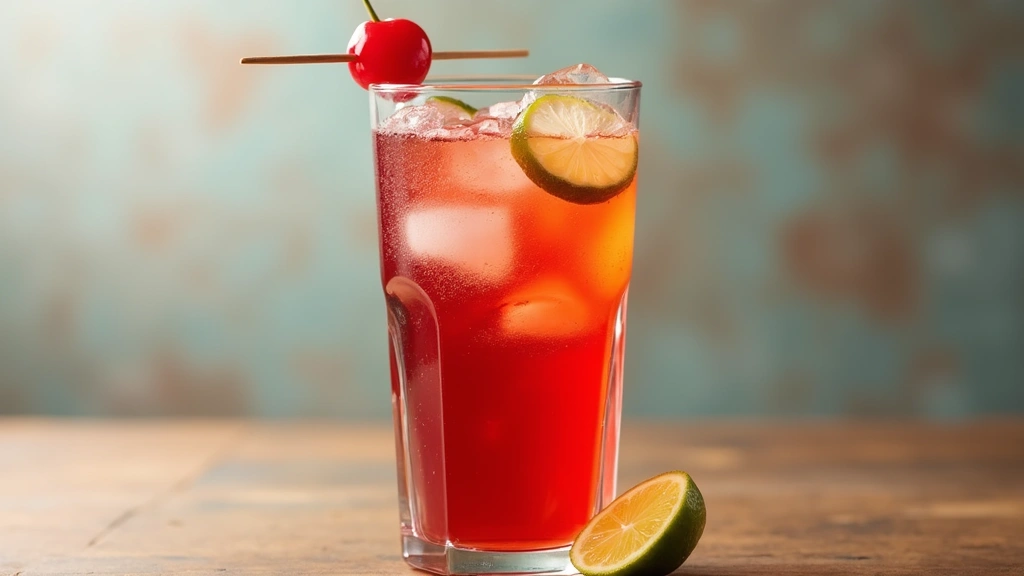 The Ultimate Shirley Temple Mocktail: Grenadine Sweetness in Sparkling Soda - Step 7: Garnish the Drink