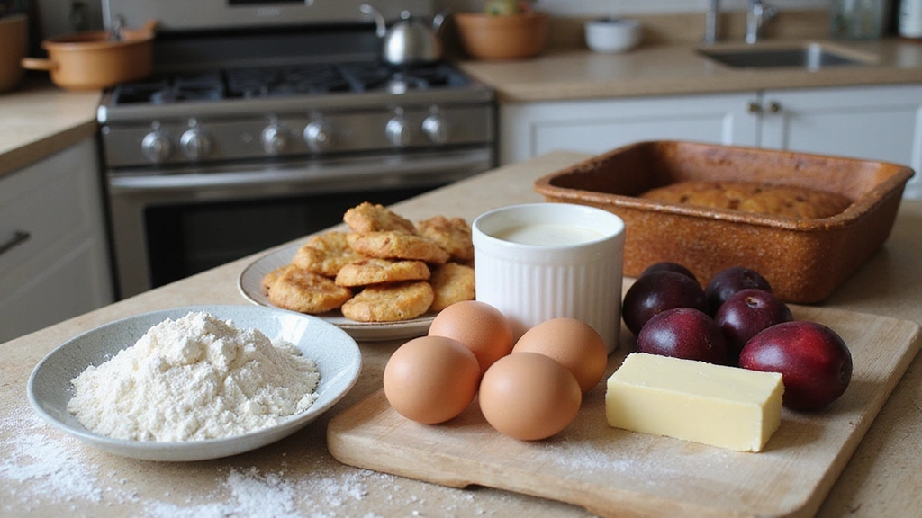The Ultimate Super Moist Plum Cake: Soft, Fragrant & Juicy Plums - Step 1: Prepare Ingredients