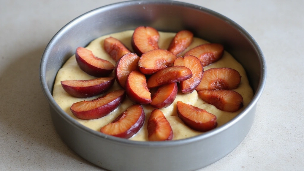 The Ultimate Super Moist Plum Cake: Soft, Fragrant & Juicy Plums - Step 6: Assemble the Cake