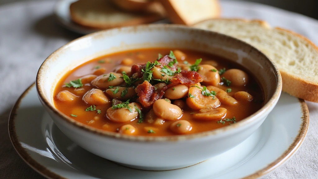 Ultimate Vegan Bean and Bacon Soup Recipe: Rich, Smoky, and Satisfying - Step 8: Serve and Garnish