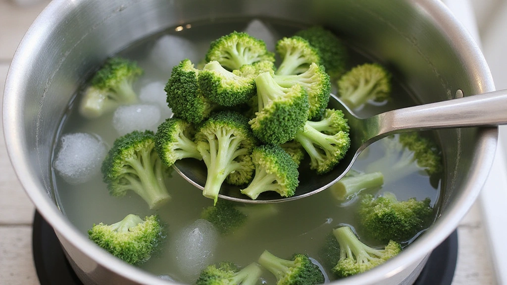 Ultimate Vegan Broccoli Mac and Cheese: Rich, Creamy, and Dairy-Free - Step 2: Blanch Broccoli