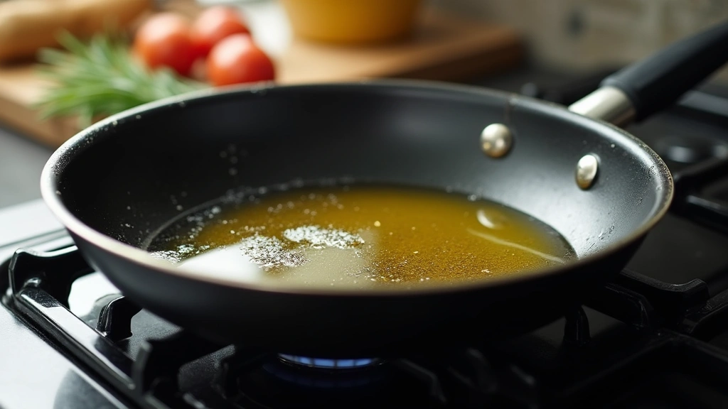 Vegetarian Dinner Idea: Crispy Halloumi, Tomatoes, and White Beans - Step 2: Heat the Skillet