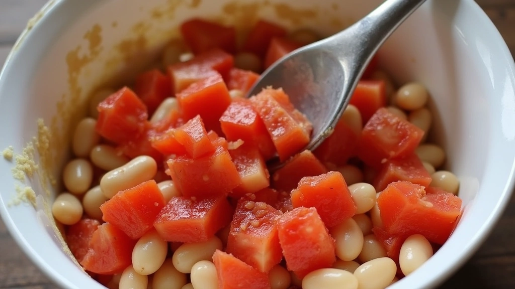 Vegetarian Dinner Idea: Crispy Halloumi, Tomatoes, and White Beans - Step 4: Prepare the Tomato Mixture