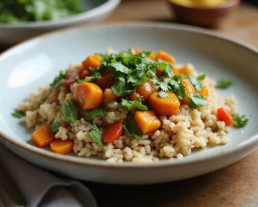 Veggie-Packed Diet Rice Bowl: Quick, Budget-Friendly Dinner