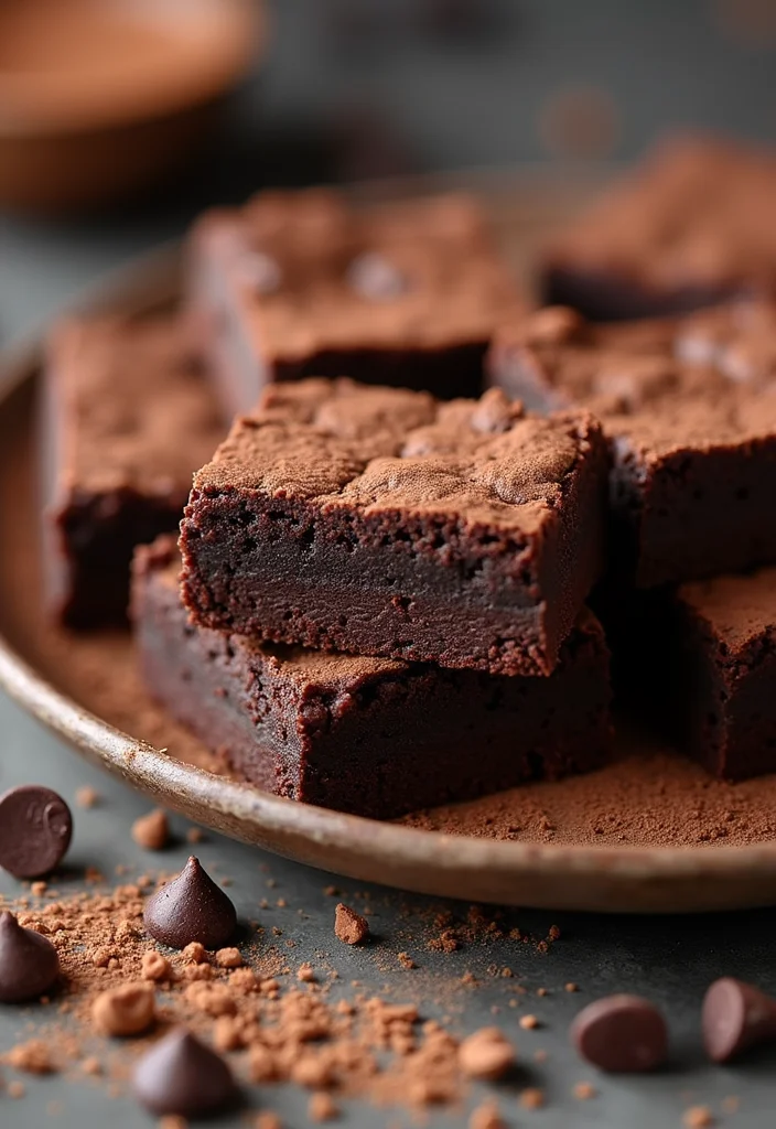 13 Mouthwatering Flavored Vegan Brownies That'll Change Your Dessert Game Forever! - 1. Classic Chocolate Fudge Brownies