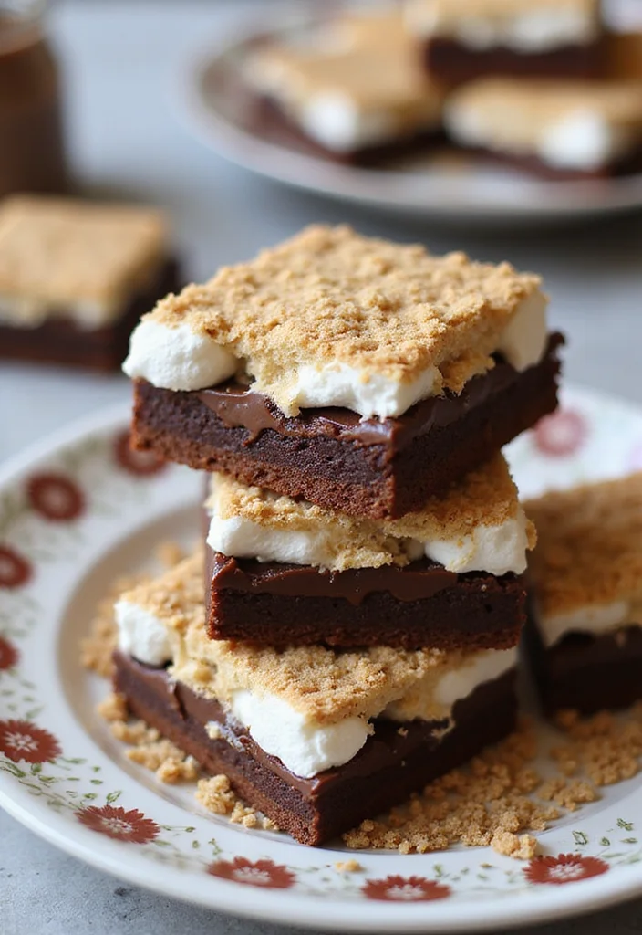 13 Mouthwatering Flavored Vegan Brownies That'll Change Your Dessert Game Forever! - 11. S'mores Brownies
