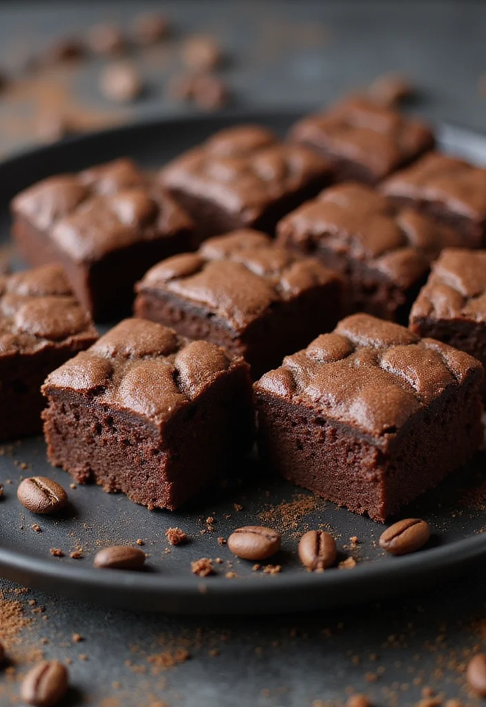 13 Mouthwatering Flavored Vegan Brownies That'll Change Your Dessert Game Forever! - 6. Mocha Coffee Brownies