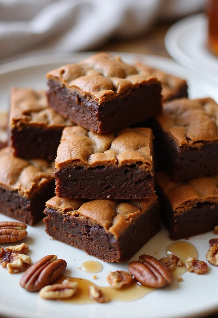 13 Mouthwatering Flavored Vegan Brownies That'll Change Your Dessert Game Forever! - 9. Maple Pecan Brownies