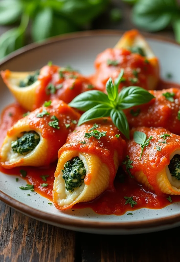 13 Quick Recipes for Dinner That Will Have Your Family Asking for Seconds! - 10. Spinach and Cheese Stuffed Shells
