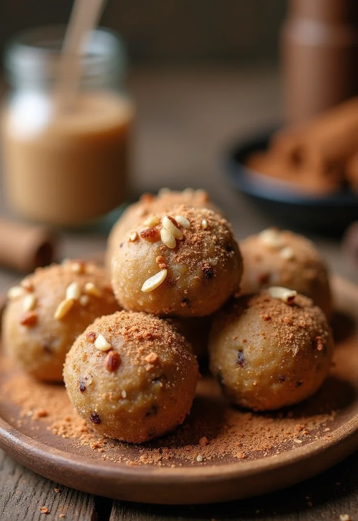 15 No Bake Energy Balls Recipes That Will Change Your Snack Game Forever! - 10. Cinnamon Roll Energy Balls