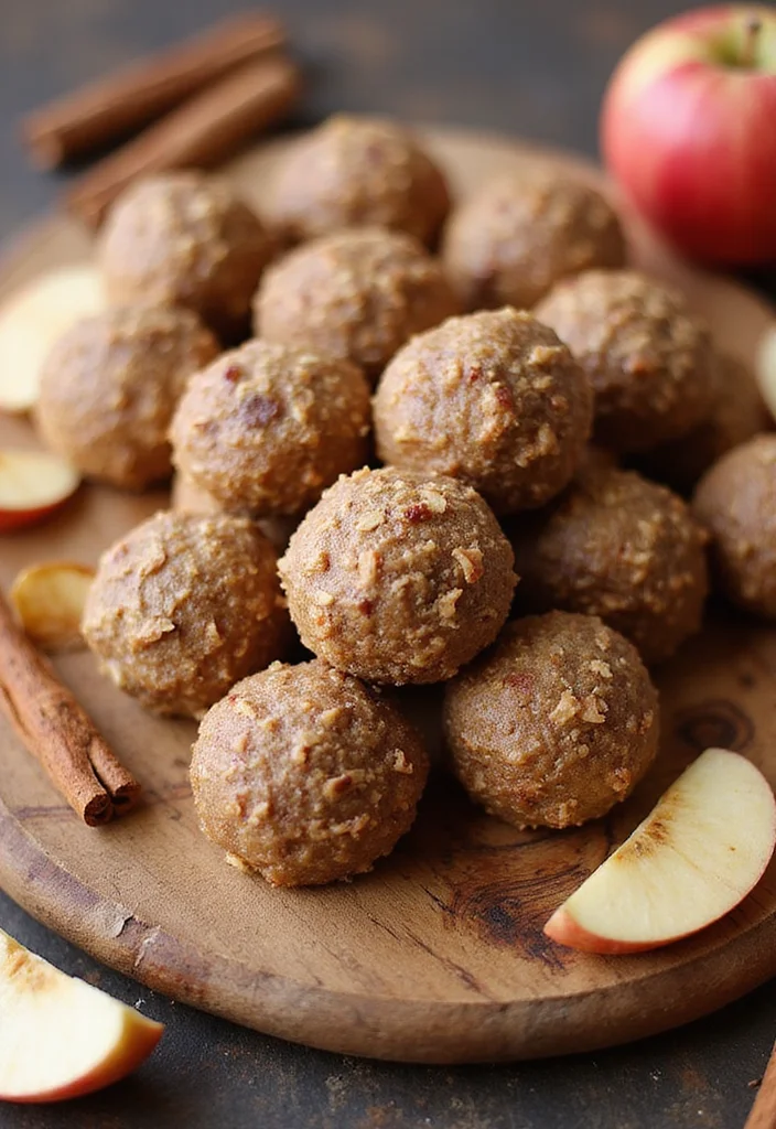 15 No Bake Energy Balls Recipes That Will Change Your Snack Game Forever! - 11. Apple Pie Energy Balls