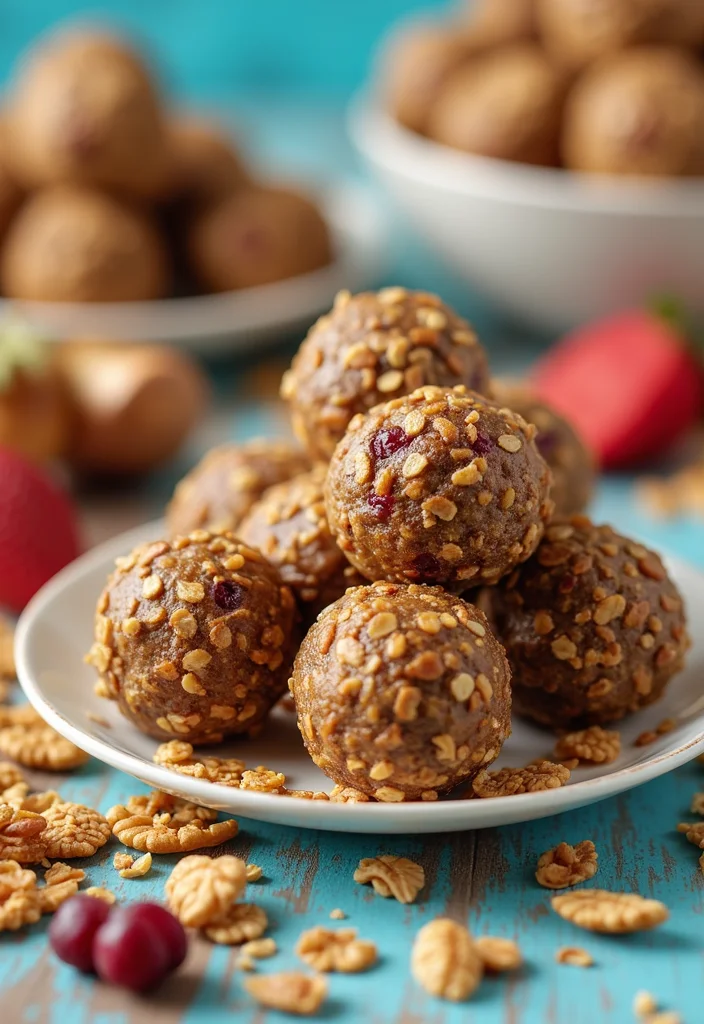 15 No Bake Energy Balls Recipes That Will Change Your Snack Game Forever! - 13. Granola Energy Balls