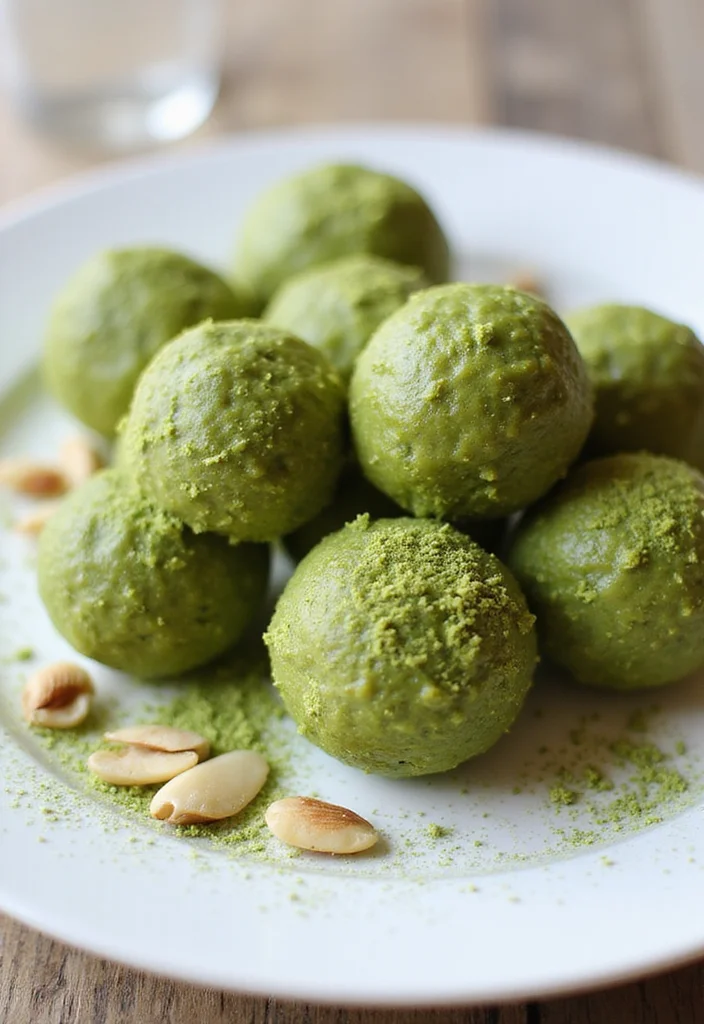 15 No Bake Energy Balls Recipes That Will Change Your Snack Game Forever! - 5. Matcha Green Tea Energy Balls