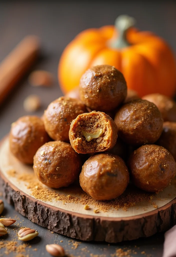 15 No Bake Energy Balls Recipes That Will Change Your Snack Game Forever! - 7. Pumpkin Spice Energy Balls