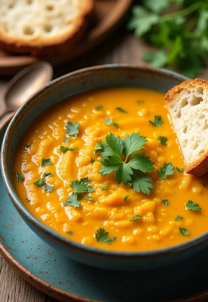 20 Budget-Friendly Crockpot Recipes That Are Absolutely Delicious (You’ll Love #4!) - 11. Coconut Curry Lentil Soup