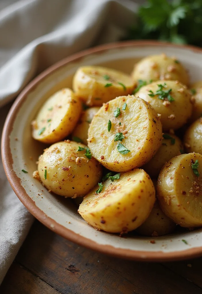 20 Budget-Friendly Crockpot Recipes That Are Absolutely Delicious (You’ll Love #4!) - 12. Garlic Parmesan Potatoes