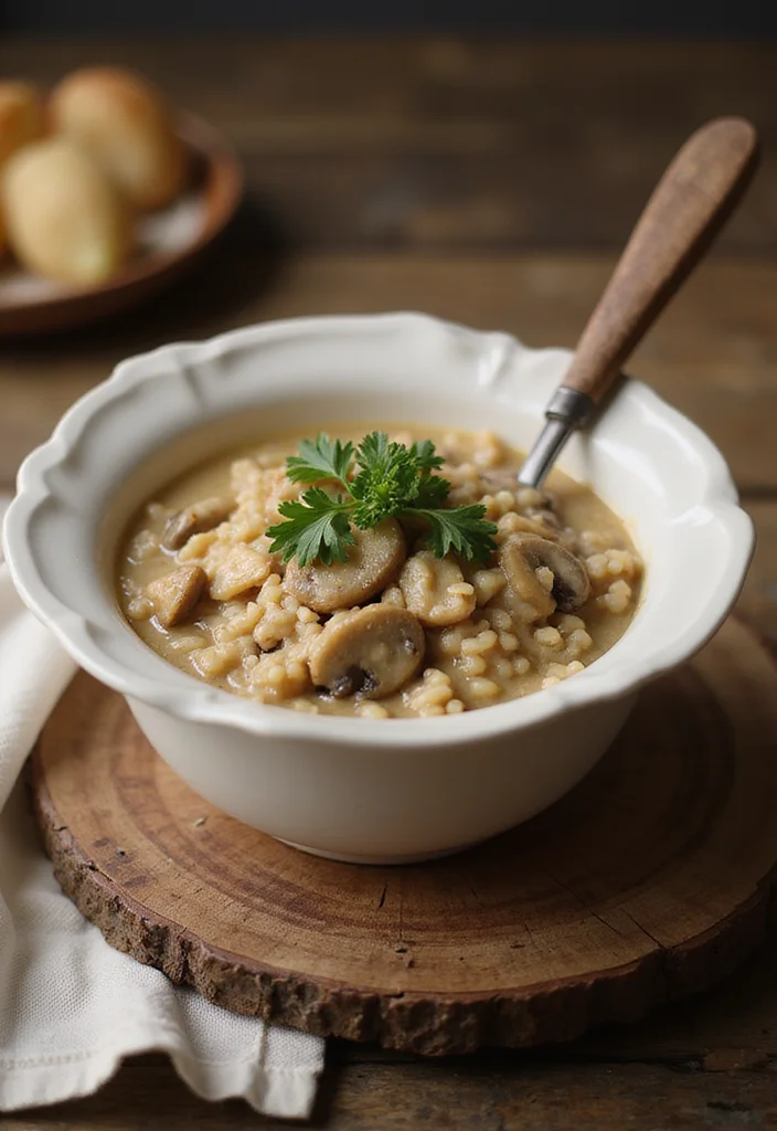 20 Budget-Friendly Crockpot Recipes That Are Absolutely Delicious (You’ll Love #4!) - 13. Chicken & Mushroom Risotto