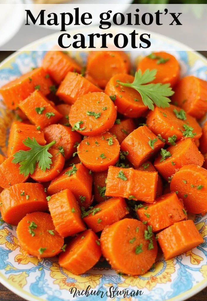 20 Budget-Friendly Crockpot Recipes That Are Absolutely Delicious (You’ll Love #4!) - 15. Maple Glazed Carrots