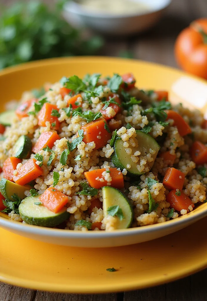 20 Budget-Friendly Crockpot Recipes That Are Absolutely Delicious (You’ll Love #4!) - 18. Savory Quinoa and Vegetable Medley