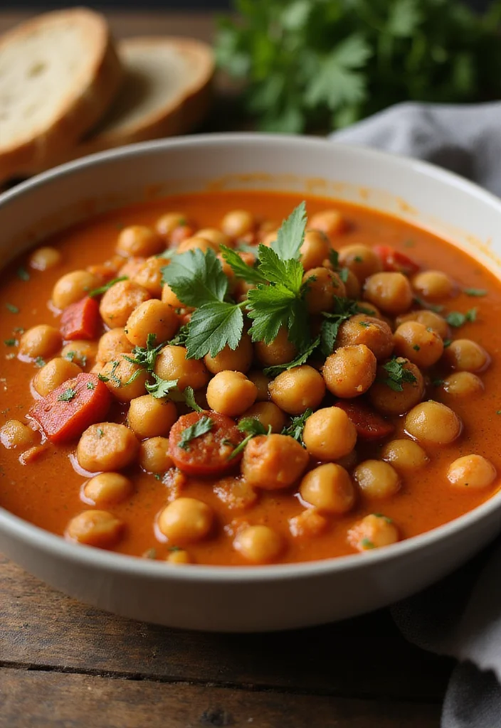 20 Budget-Friendly Crockpot Recipes That Are Absolutely Delicious (You’ll Love #4!) - 8. Mediterranean Chickpea Stew