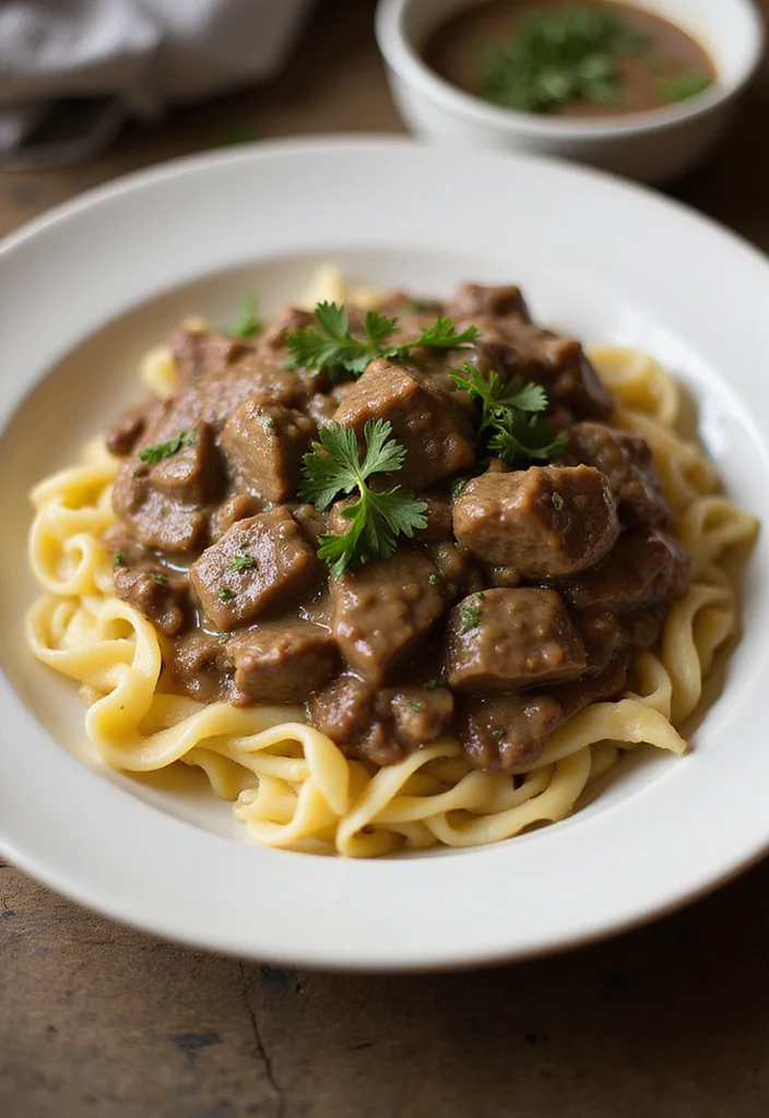 20 Budget-Friendly Crockpot Recipes That Are Absolutely Delicious (You’ll Love #4!) - 9. Beef Stroganoff