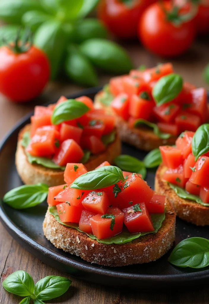 25 Authentic Italian Recipes You Need to Try (Your Taste Buds Will Thank You!) - 14. Bruschetta al Pomodoro