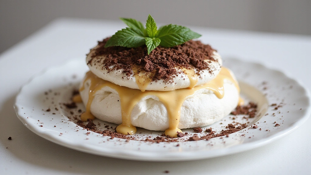 Banoffee Pavlova Recipe: Light, Crispy Meringue Meets Creamy Bananas - Step 7: Add Finishing Touches