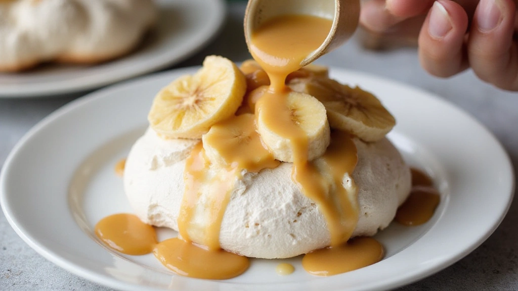 Banoffee Pavlova Recipe: Light, Crispy Meringue Meets Creamy Bananas - Step 8: Serve and Enjoy