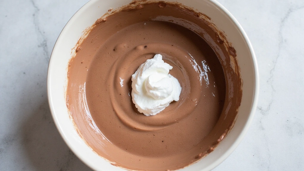 Chocolate Roulade Recipe: Light, Fluffy, and Irresistibly Chocolatey - Step 5: Combine Mixtures