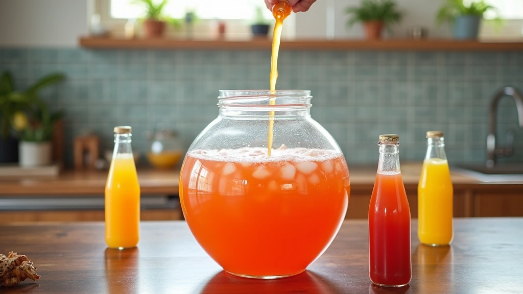 Create the Perfect Midnight Frost Christmas Punch: Sparkling and Seasonal - Step 1: Prepare the Base