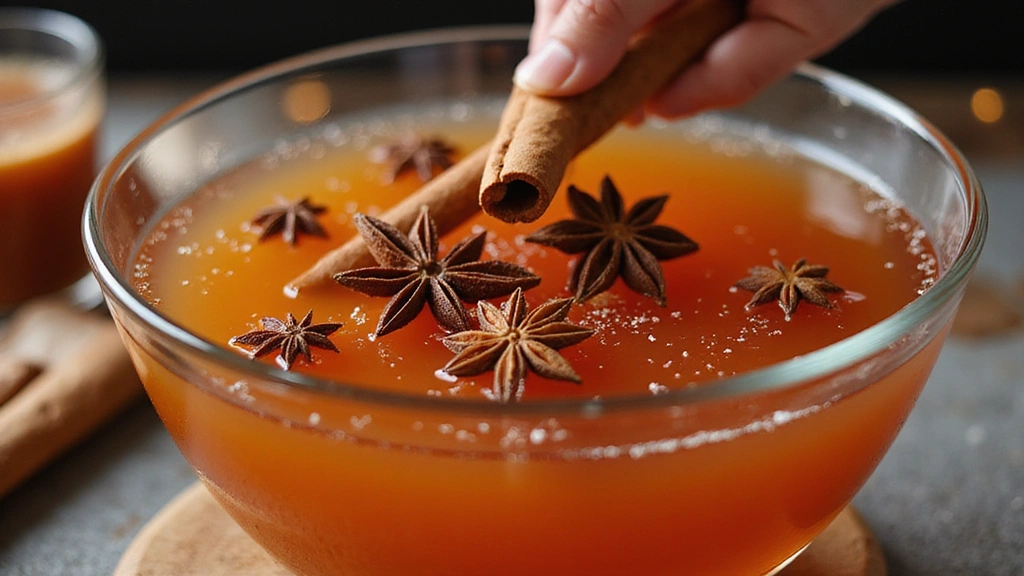 Create the Perfect Midnight Frost Christmas Punch: Sparkling and Seasonal - Step 4: Add Spices to the Punch