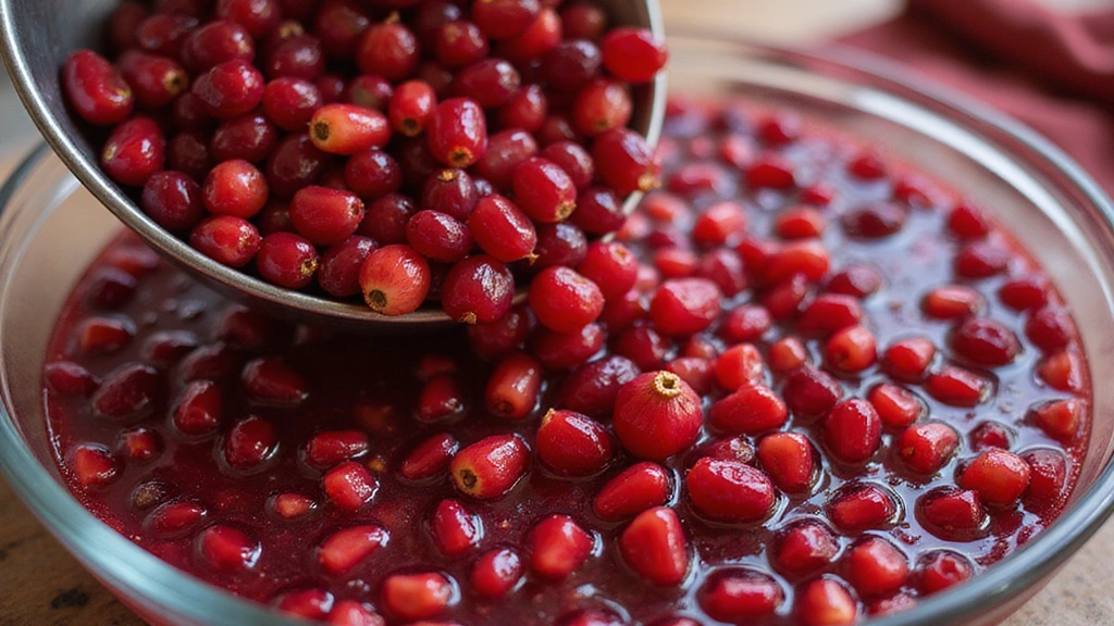 Create the Perfect Midnight Frost Christmas Punch: Sparkling and Seasonal - Step 6: Add Fresh Cranberries and Pomegranate Seeds
