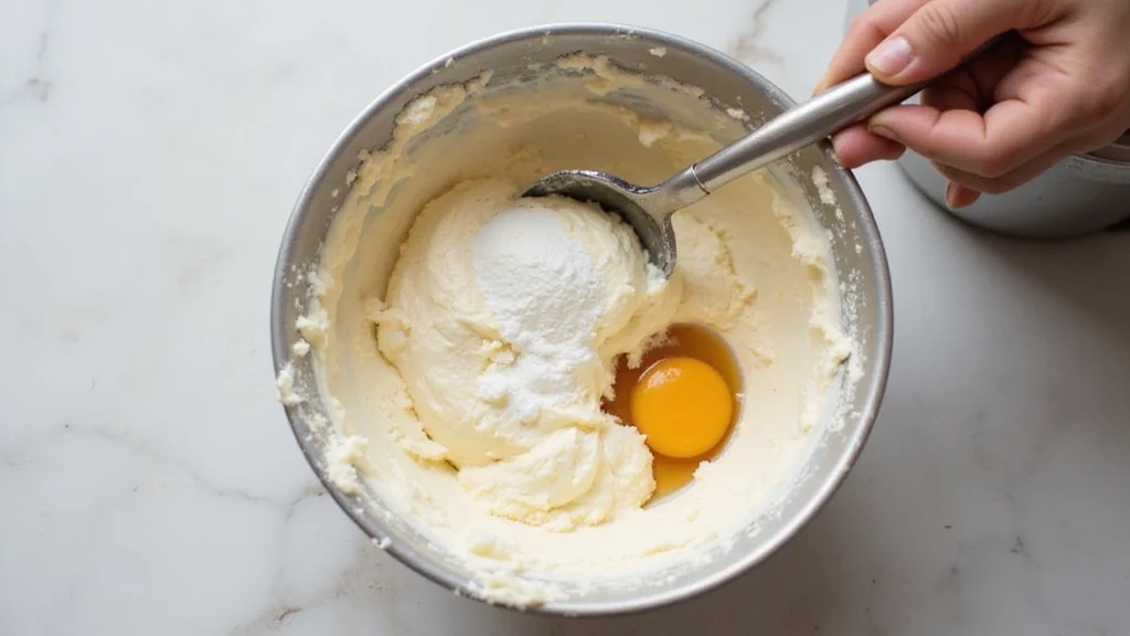 Decadent Blackberry Mini Cheesecakes: A Bite-Sized Delight - Step 2: Mix Cream Cheese Filling