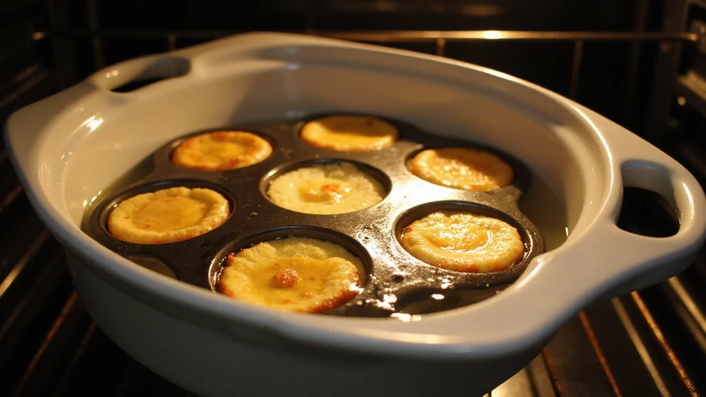 Decadent Blackberry Mini Cheesecakes: A Bite-Sized Delight - Step 4: Bake the Cheesecakes