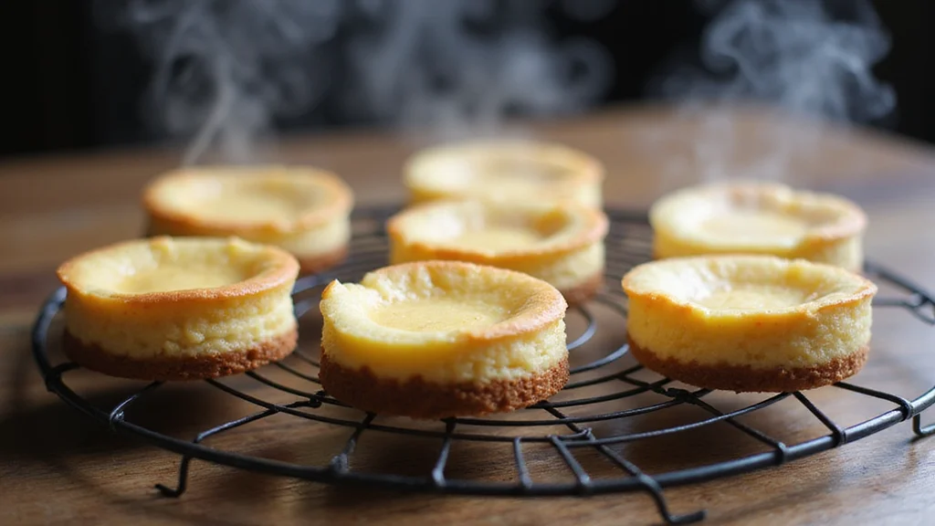 Decadent Blackberry Mini Cheesecakes: A Bite-Sized Delight - Step 5: Cool the Cheesecakes