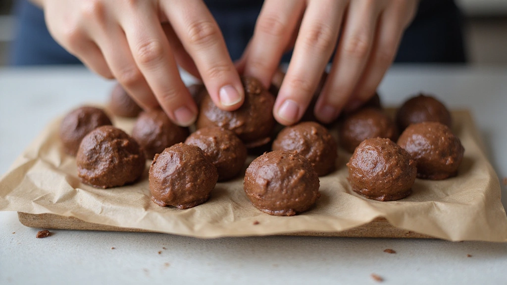 Decadent Choc Ripple Condensed Milk Truffles: A Sweet Indulgence - Step 5: Shape Truffles